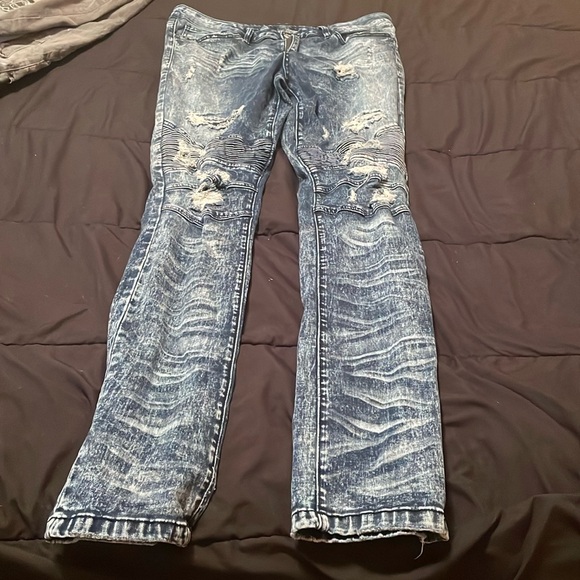 Denim Ripped Jeans - Picture 1 of 3